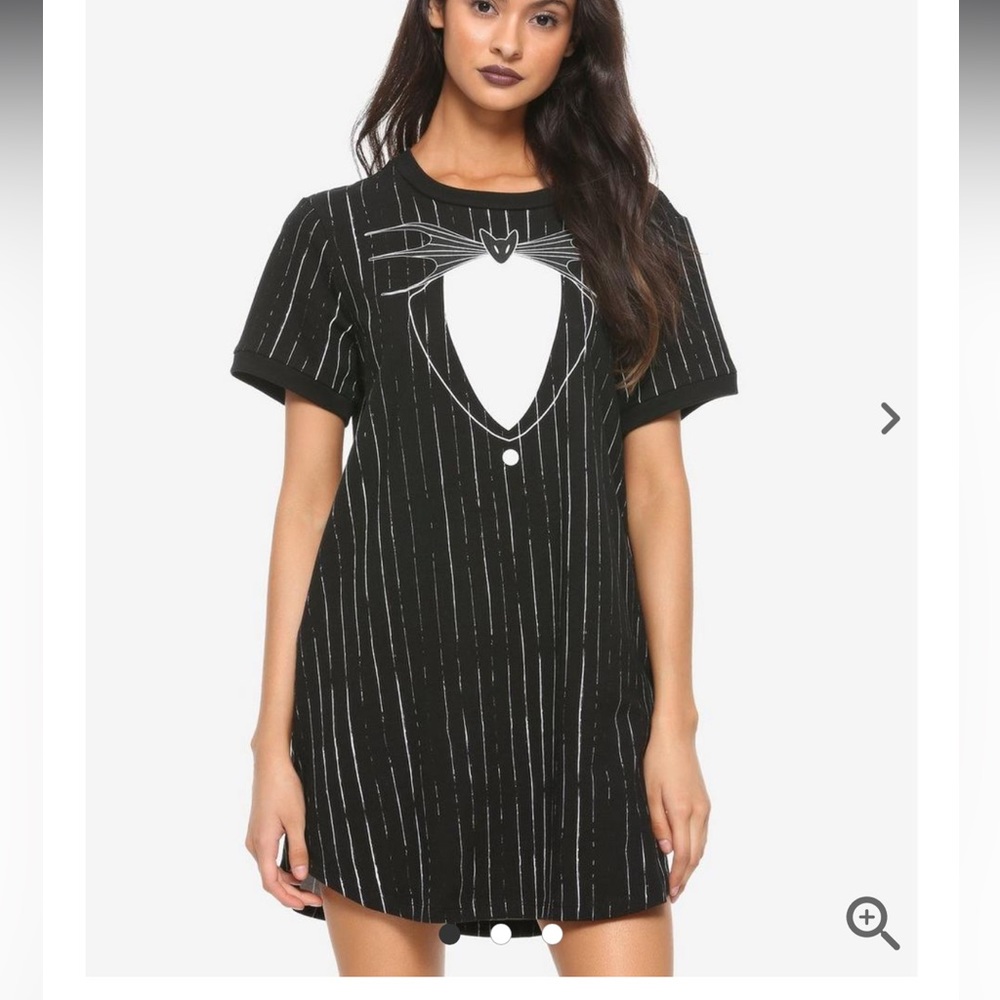 The Nightmare Before Christmas Jack Skellington Suit T-Shirt Dress